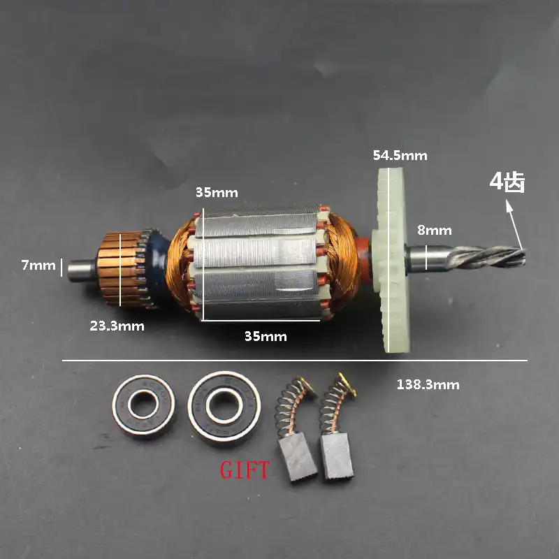 Ac220 230v Armature Rotor Anchor Stator Replace For Bosch Gbm500re