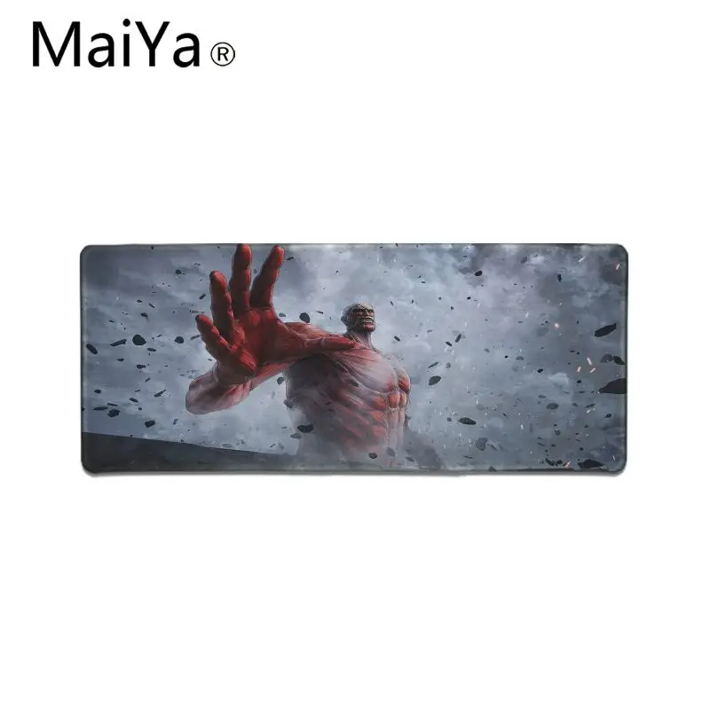 MaiYa ваши собственные коврики атака на Титанов игровой коврик для мыши Настольный коврик большая акция большой игровой коврик для мыши клавиатуры коврик - Цвет: Lock Edge 30x60cm