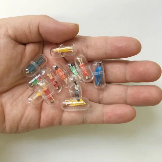 50pcs/lot Capsule Toys High Imitation Cute Little Human Figure Model Kids Toys Birthday Gift Home Decoration 1