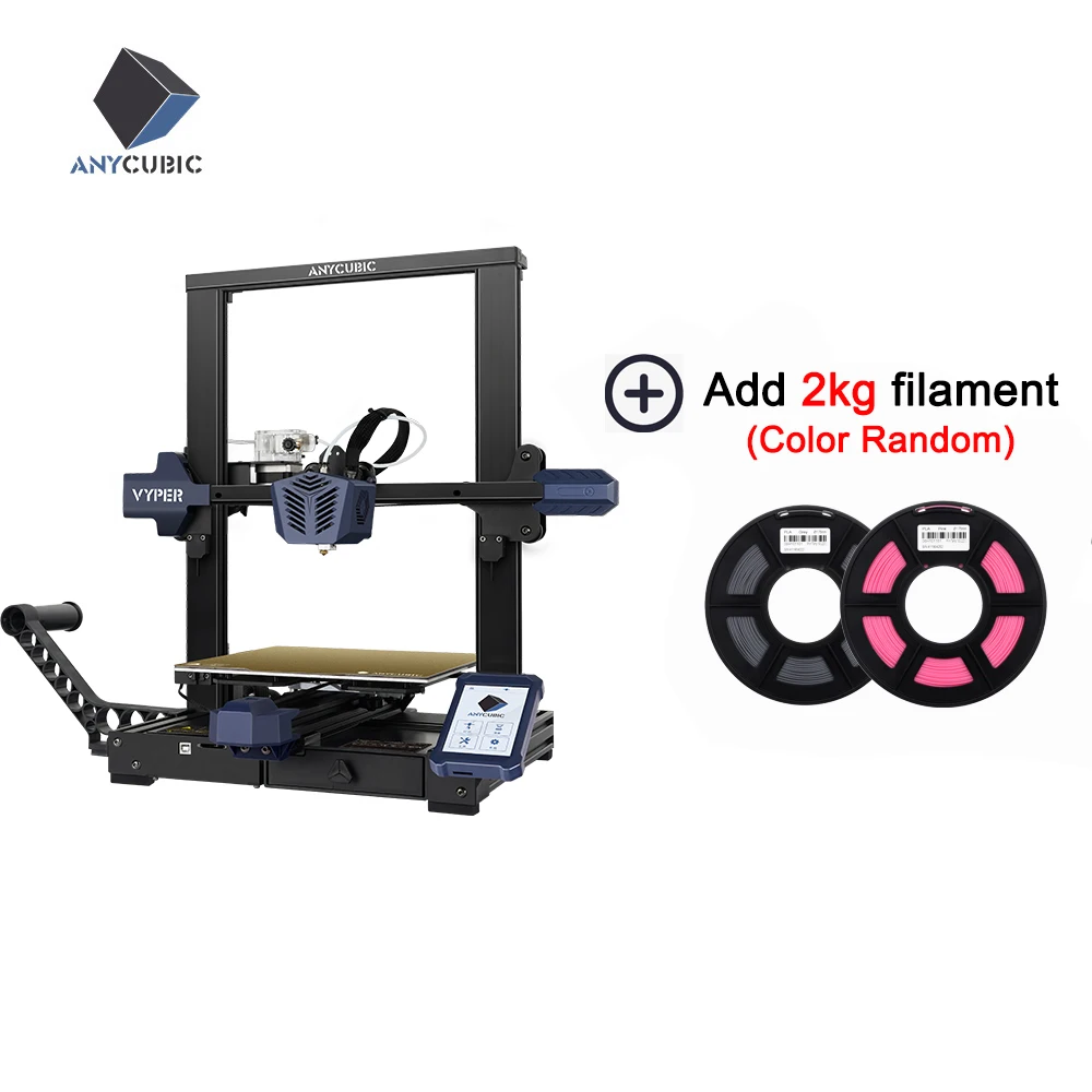 large 3d printer ANYCUBIC VYPER FDM 3D Printer Brand-new Core Auto Leveling Big Print Size 245*245*260mm 4.3 inch Touch Screen with New UI industrial 3d printer 3D Printers