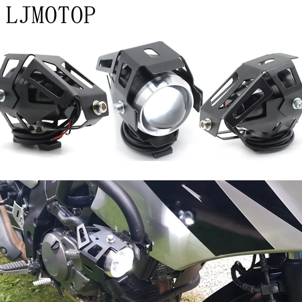 Мотоцикл светодиодный фары U5 12V декоративная лампа прожектор для Aprilia RSV4/RSV4 завод SHIVER/GT TUONO/R