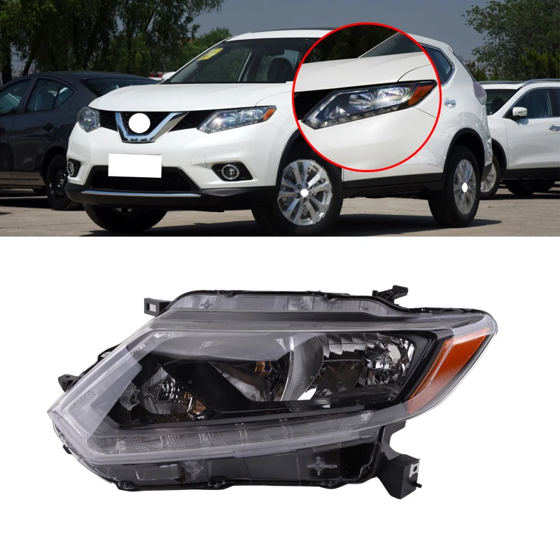 CAPQX для Nissan X-Trail XTrail 2014 2015 2016 автомобильный ПЕРЕДНИЙ БАМПЕР фара дальнего света