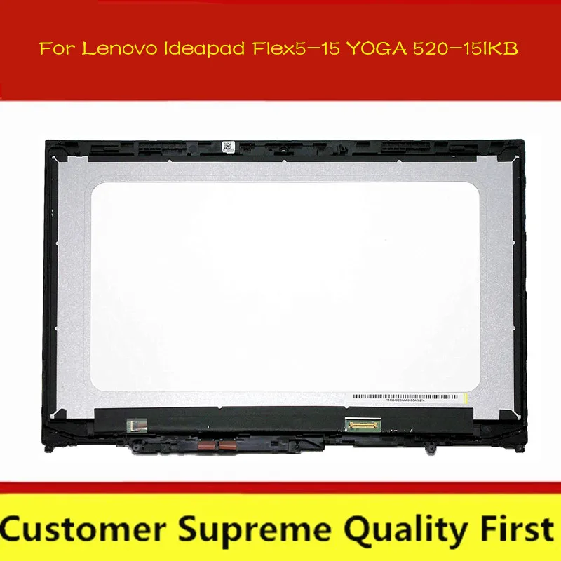 15.6" LCD Display Touch Screen Digitizer Panel Assembly For Lenovo Flex