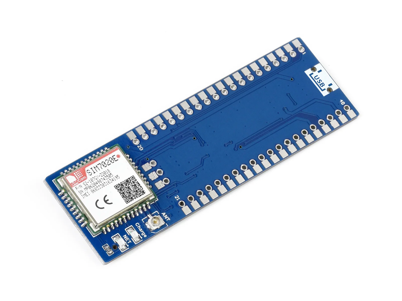 

Модуль Waveshare SIM7080G NB-IoT / Cat-M(EMTC) / GNSS для Raspberry Pi Pico, поддержка глобальной полосы