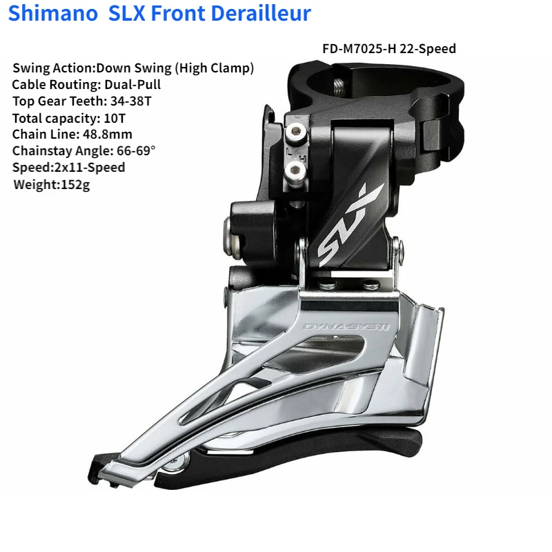 Shimano SLX передний переключатель FD M7005 H M7025 L M676 D M671 M660 E Высокая Низкая Двойной Вниз