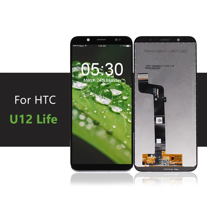Оригинальный новый для htc U12 Life ЖК-дисплей кодирующий преобразователь сенсорного
