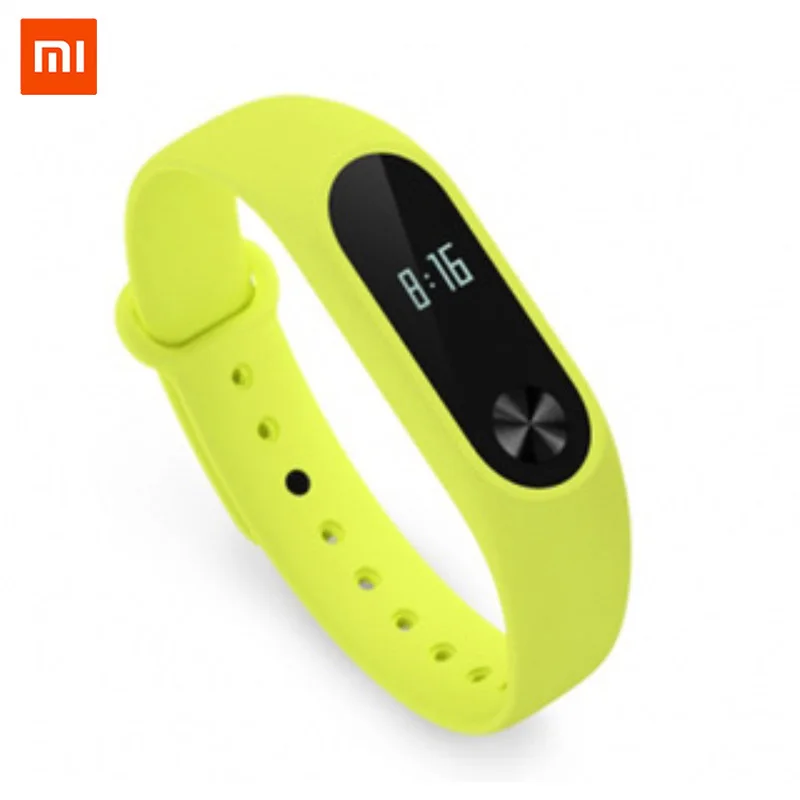 Оригинальный Смарт браслет Xiaomi Mi Band 2 фитнес трекер с пульсометром