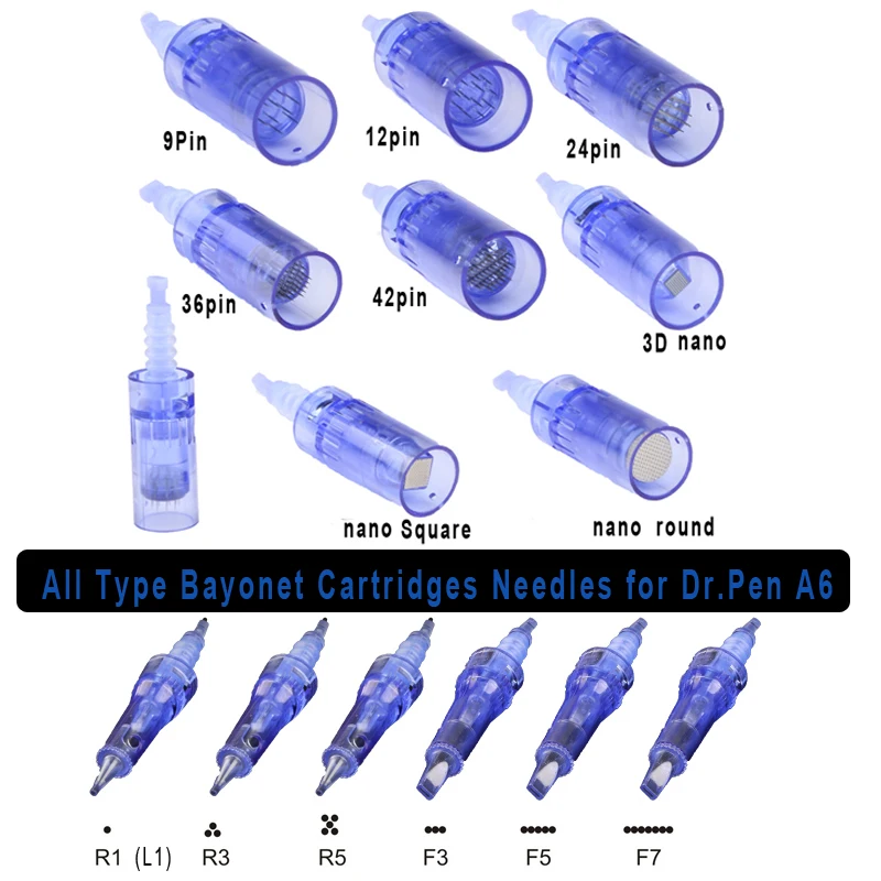 

Replacement Bayonet Cartridge Needles For ULTIMA A6 MYM Electric Dr.Pen Derma Microblading Needles Micro Stamp Needling Dermopen