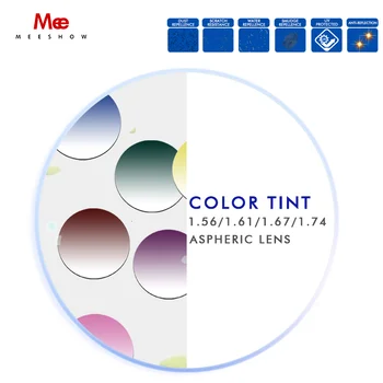 

1.61 ASP Resin lenses Gradient Optical Lens UV400 Anti Blue Ray Coating custom Eyeglass for Myopia Presbyopia or Reading