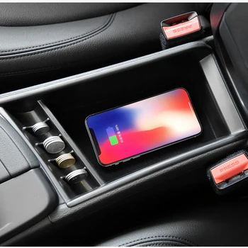 

Mobile phone wireless charging Central Armrest storage box for 2016-2018 BMW X1 F48 F30 F31 F20 F21 2013-2018 G30 G31 LHD X3 X4