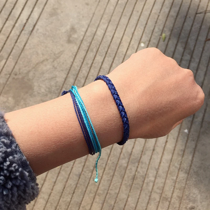 Прочные плетеные Кнопки для браслета кнопки браслет ювелирных изделий