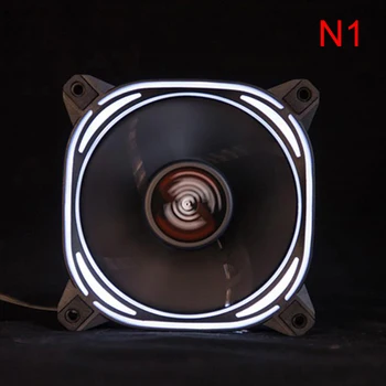 

1pc Computer Case PC RGB Cooling Fan Adjust LED 120mm Heatsink Quiet Cooler