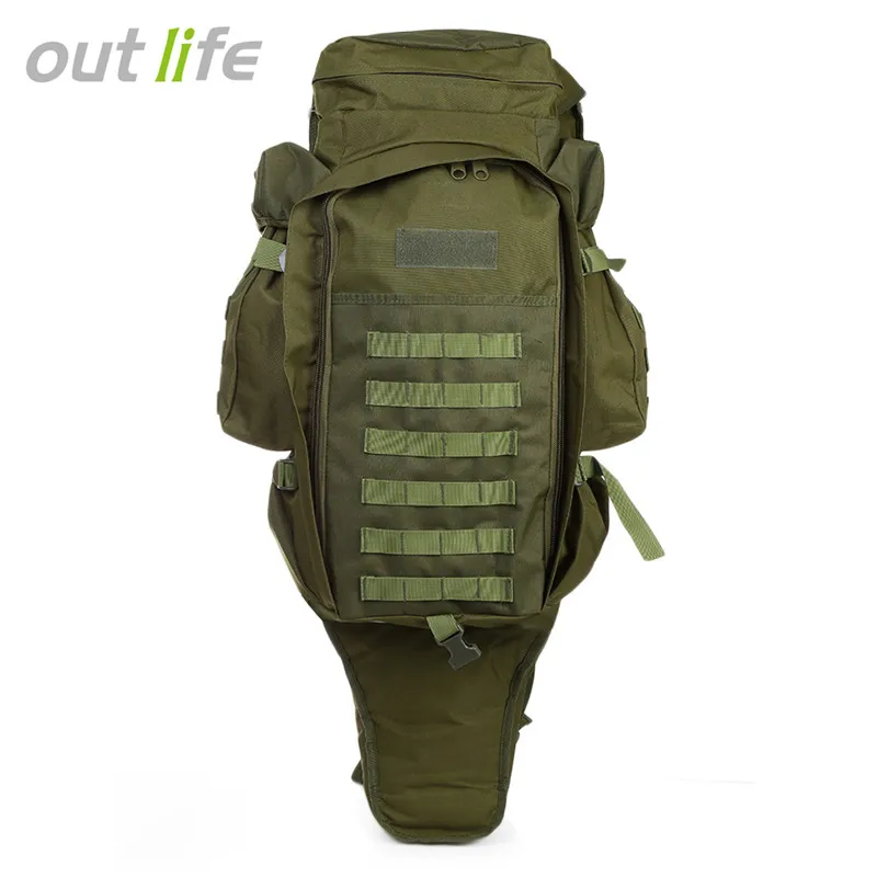 Outlife 60L Outdoor Backpack Military Tactical Bag Pack Rucksack for Hunting Shooting Camping Trekk