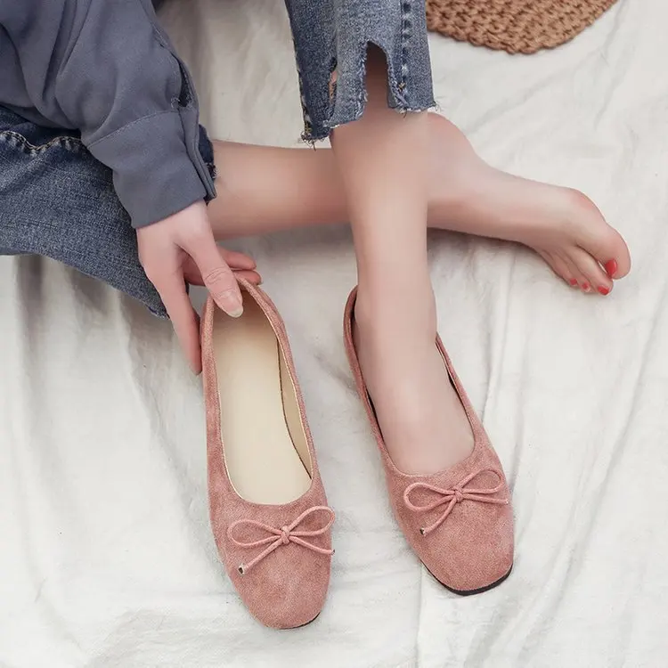 

Freeshipping 2019 spring and autumn work single shoes shallow mouth soft bottom comfortable flat women's shoes basic