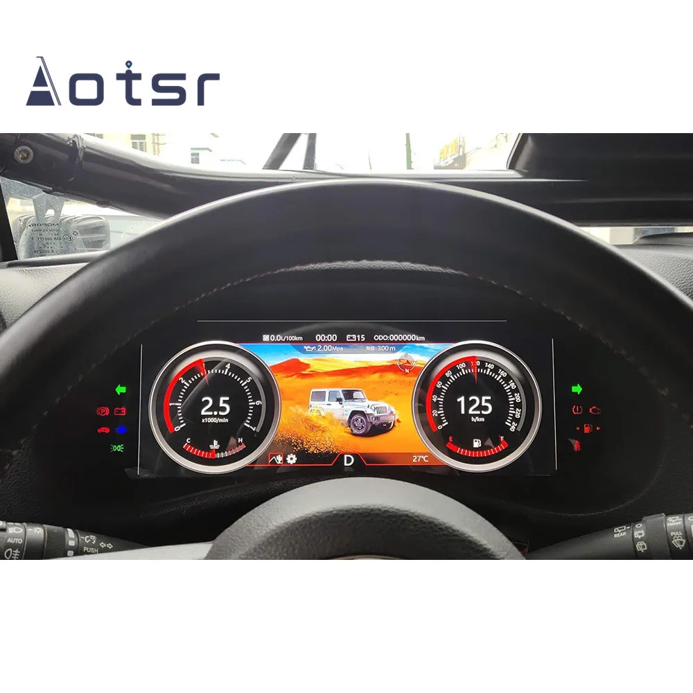 US $937.99 123 Inch Car LCD Dashboard For Jeep Wrangler 3 JK 20102017 Car LCD Instrument Panel Modified And Upgraded LCD Multifunctional