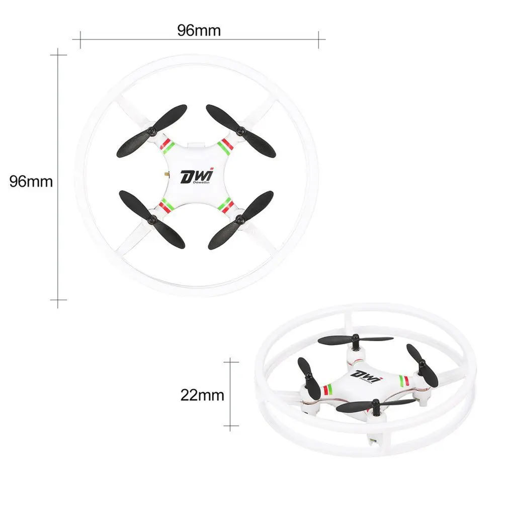 Мини Дрон нано дроны, Радиоуправляемый квадракоптер Квадрокоптер, Радиоуправляемый вертолет 2,4 ГГц подарок на день рождения для детей игрушки DwI D1