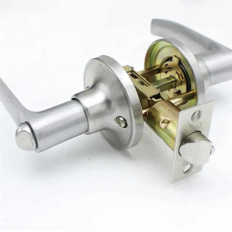Room Door Handle Lock High-Grade Zinc Alloy Handle Lock Three-Pole Spherical Door Kitchen Bathroom Hardware Accessories door lock