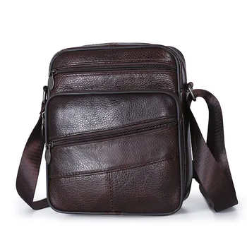 

Spring 2020 New Leather Men's Bag Oblique Satchel Fashion Men's Single Shoulder Bag Business Briefcase Men's Backpack