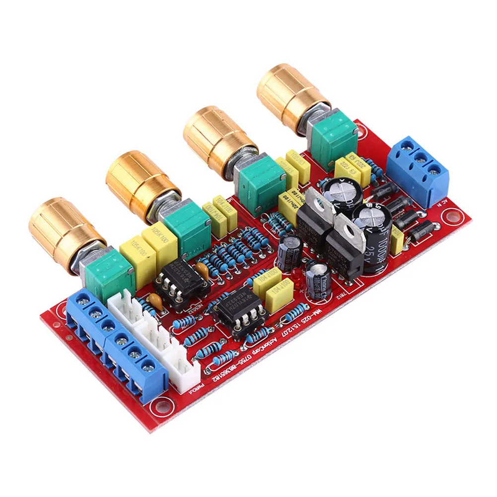 NE5532 HIFI Регулируемый тон модифицированный Средний гибкий DIY низкий модуль для любителей музыки высокий преусилитель плата управления громкостью