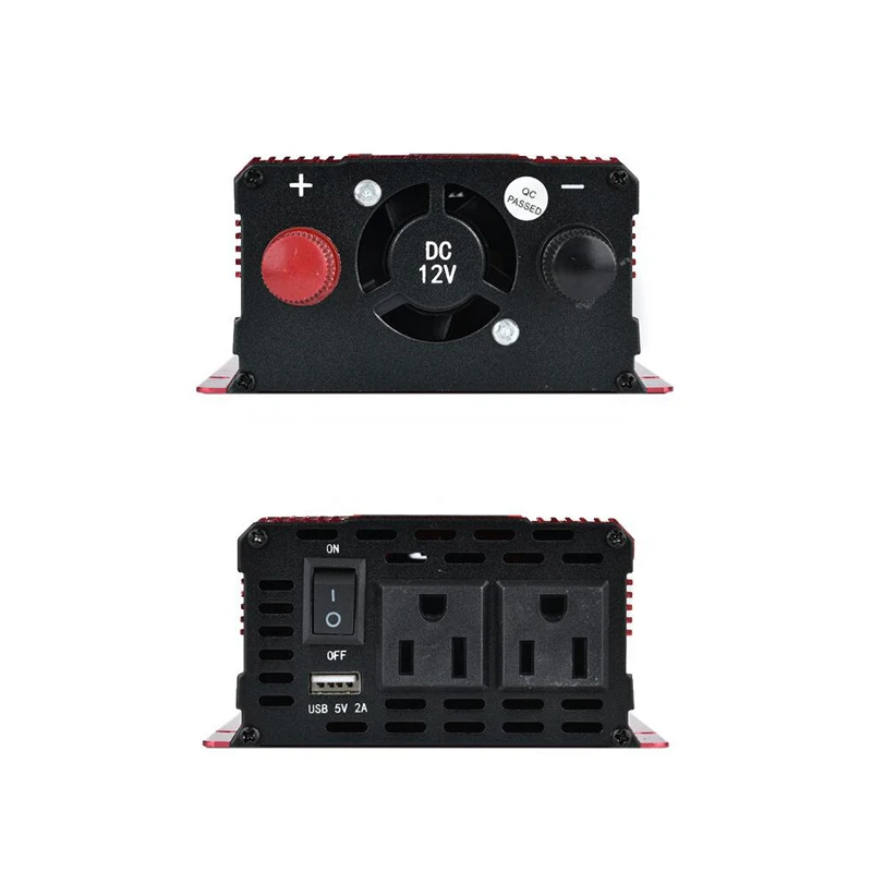 Портативный инвертор AC 220/110V 2000W автомобильный преобразователь мощности 12V до 220v универсальный разъем Инвертор Трансформатор