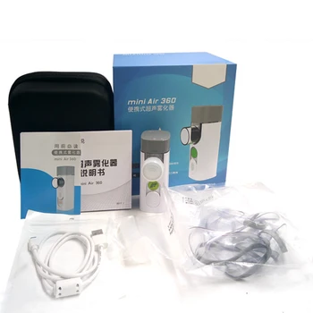 

PVC Mini Handheld Asthma Household Healthy Care USB Rechargeable Silent Portable Inhaler Nebulizer Steaming Devices Face