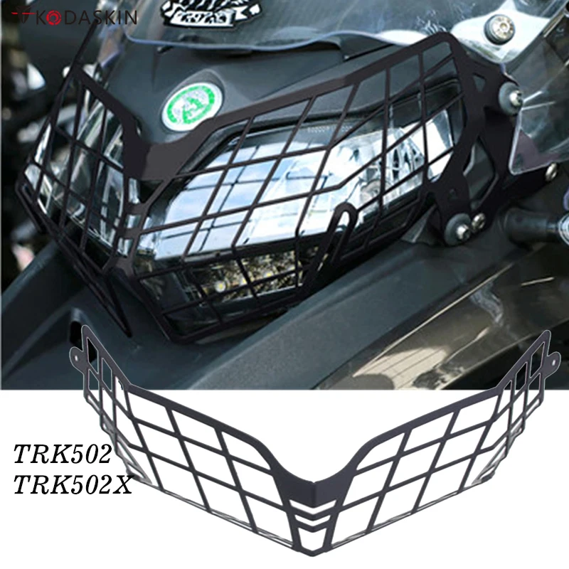 Protezione Della Copertura Della Protezione Della Griglia Del Faro Della Modifica Del Motociclo Per Benelli 502 Bj500 Trk 502 502X Trk 502 Trk502X