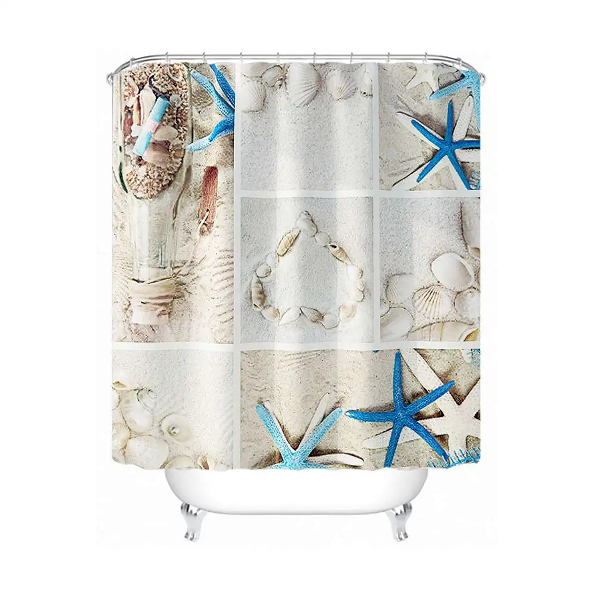 shower curtain 4 шт./компл. Набор ковриков для ванной рельефный фланелевый Коврик для пола подушка для унитаза украшение дома коврик для ванной занавеска для душа - Цвет: shower curtain