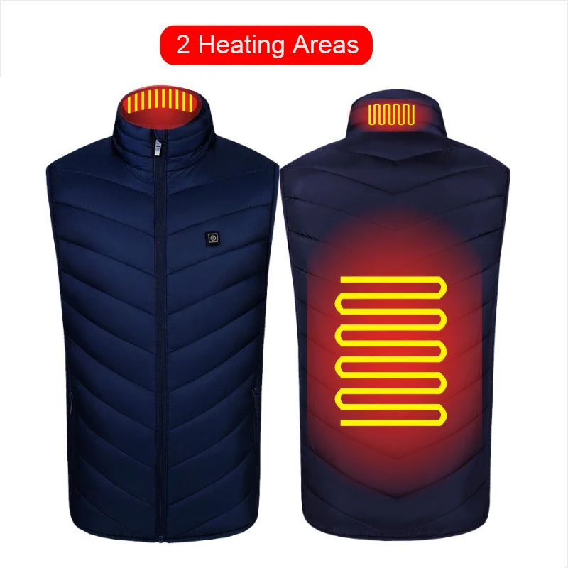 

Winter Heating Vest Jackets for Men Women Intelligent Heating Warm Cotton Quilted Waistcoat Skiing Hunting Hiking Fishing Casaco