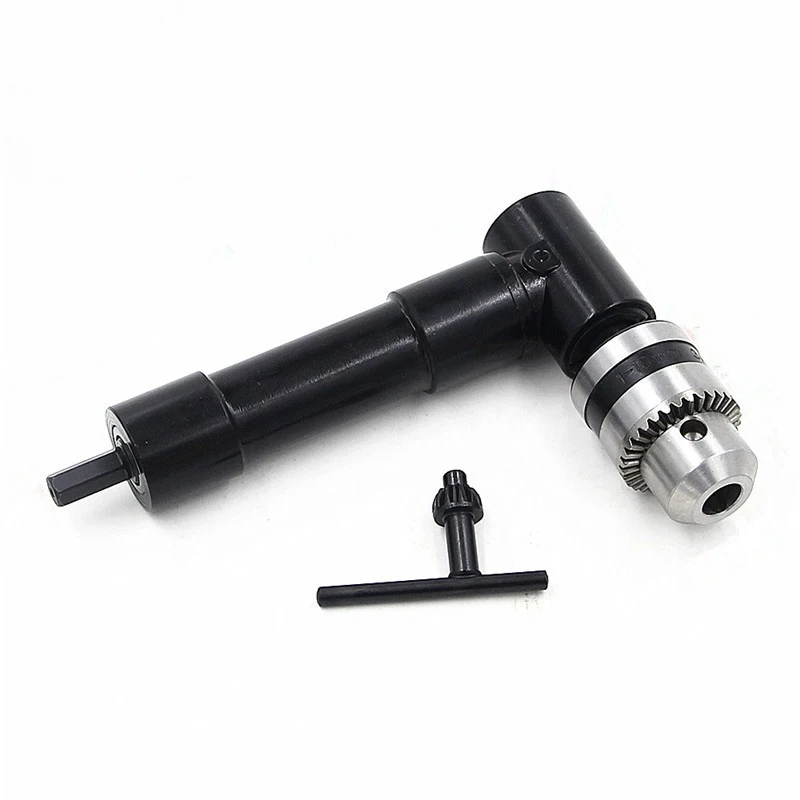 LAMEZIA 90 Degree 8mm Adjustable Hex Angle Driver Screwdriver Extension Socket Adapter Drill Chuck Power Tools Accessories