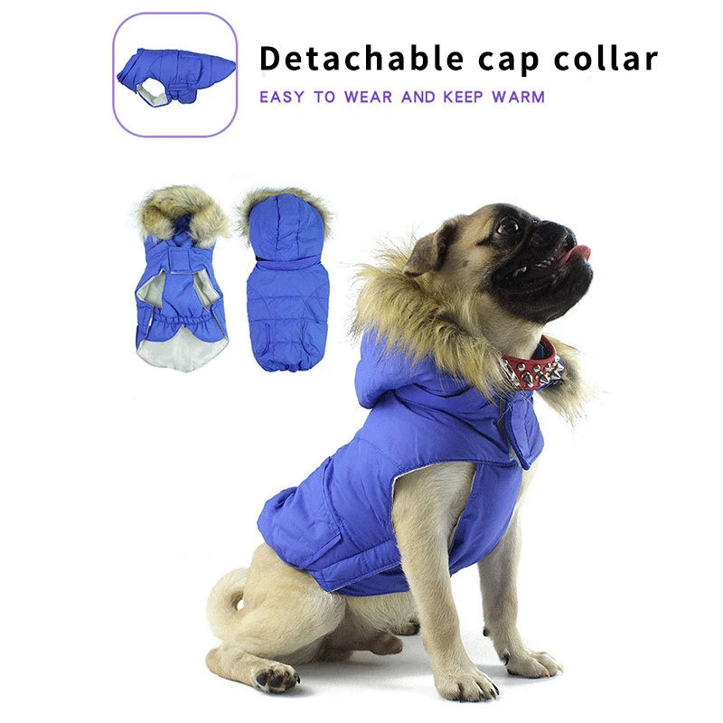 Pet Dog Clothes Winter Warm Jacket Coat Puppy Soft Clothing Hoodie Coats Costume for Small Medium Large Dogs Pet Supplies