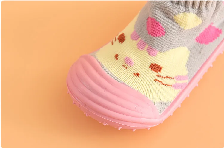 Тонкие Детские Водонепроницаемые носки-тапочки для малышей, для обучения раннему образованию, обувь для обучения, носки для передней ноги, детские Нескользящие носки