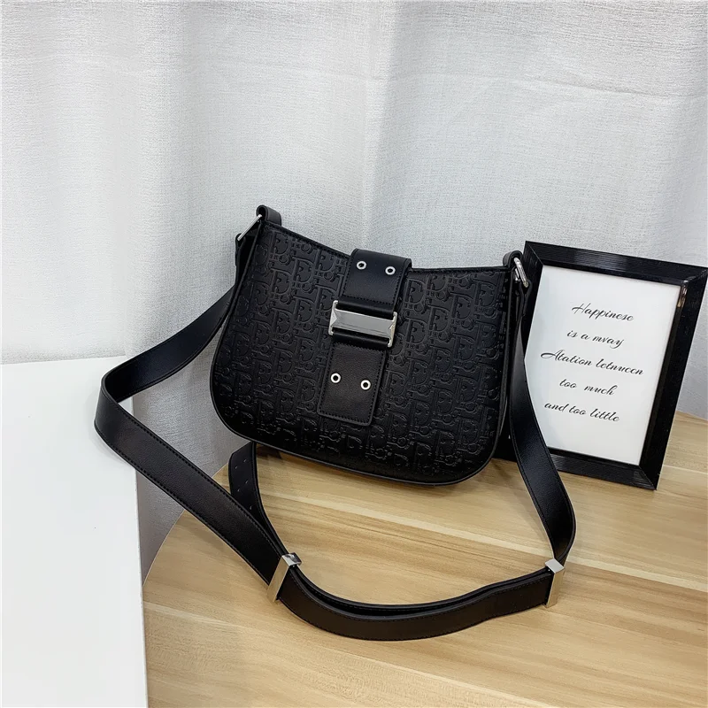

Louis Brand Famous Designer Saddle Bag 2019 New Diagonal Casual Bag Fashion Wild Retro Handbag and Purse Women Shoulder Bags