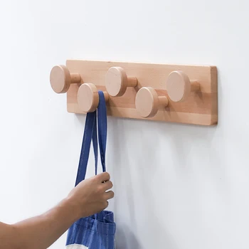 

JAPANESE STYLE COAT HOOK CREATIVE ART SOLID WOOD HOOK WALL HANGING COAT HOOK WALL HANGING BACKGROUND WALL PORCH HOME DECORATION