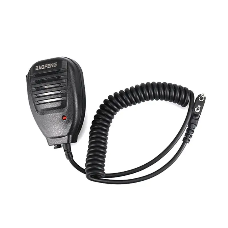 RS-114 IP54 Waterproof Speaker Microphone For Kenwood RETEVIS H777 RT3S RT5R RT22 BAOFENG UV-5R UV-82 888S Walkie Talkie a set 6 in 1 6in1 usb program programming cable for baofeng uv5r uv 5r 888s retevis rt5r h777 kenwood dual radio walkie talkie