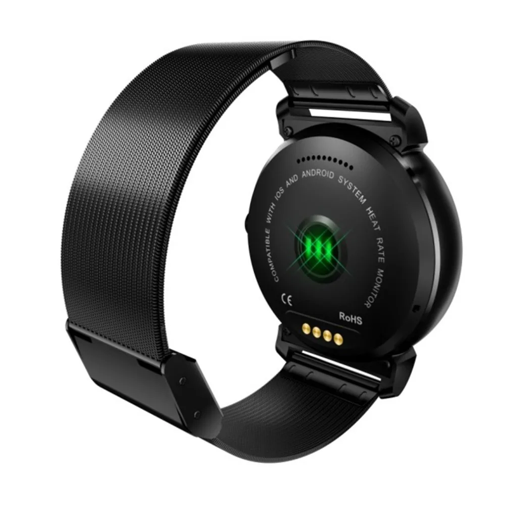 Смарт-часы K88H Plus, пульсометр, шагомер, фитнес-трекер, круглый циферблат, Bluetooth, умные часы для Android IOS