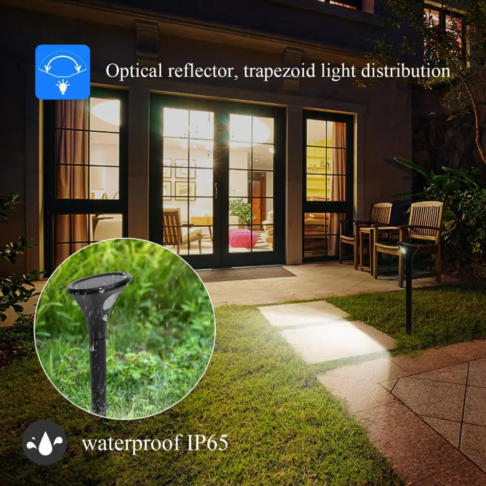 

LED Solar Waterproof LED Solar LED Lamps Landscape Decoration Outdoor Garden Grounding Lighting