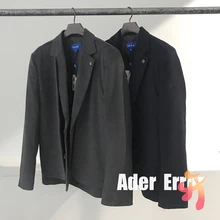 Ader Error Jacket Fashion Minimalist Silhouette Fake Two Pieces of Woolen Cloth Adererror Men's Women's Suit Jackets