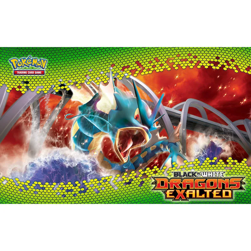 Настольный коврик Takara Tomy из аниме игровой с покемонами карточный Rayquaza монстрами