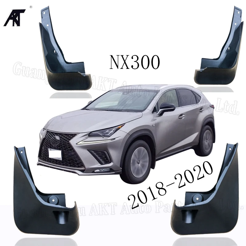 Черные передние и задние брызговики брызговик крышка отделка для- Lexus NX300 брызговик