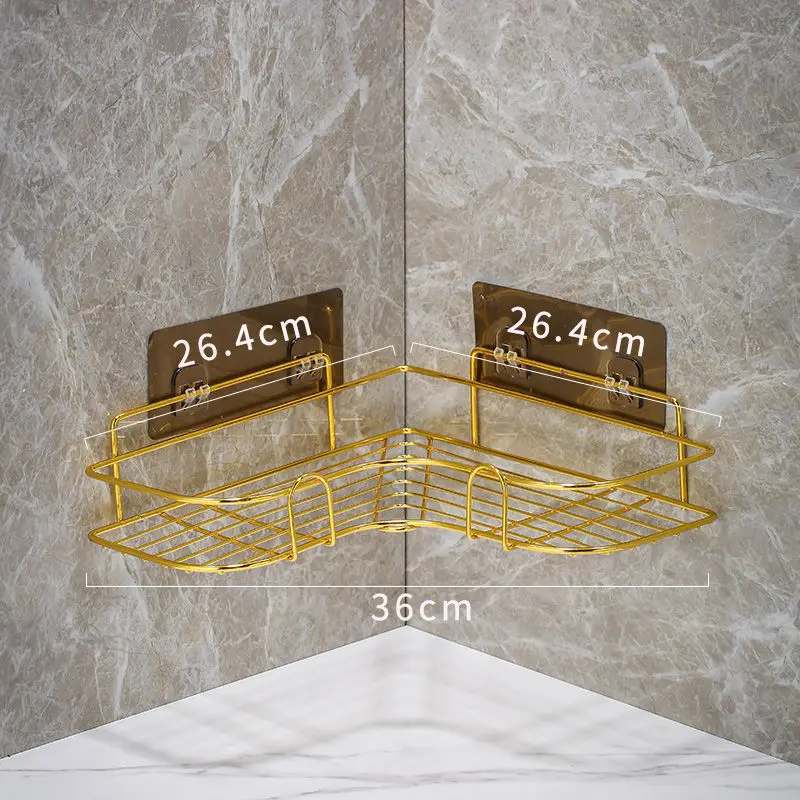 Stainless Steel Bathroom Shelf Wall Mounted Rack