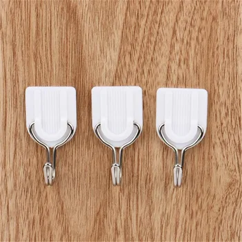 

2020 New Portable 1PC Adhesive Wall Hanger Bathroom Kitchen Sticky Wall Hook Home Hat Clothes Towel Robe Holder