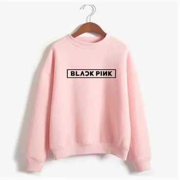 

New Blackpink In Your Area Harajuku Kawaii Hoodies Women Kpop Kill This Love Ullzang Sweatshirt Square Up 90s K-pop Hoody Female