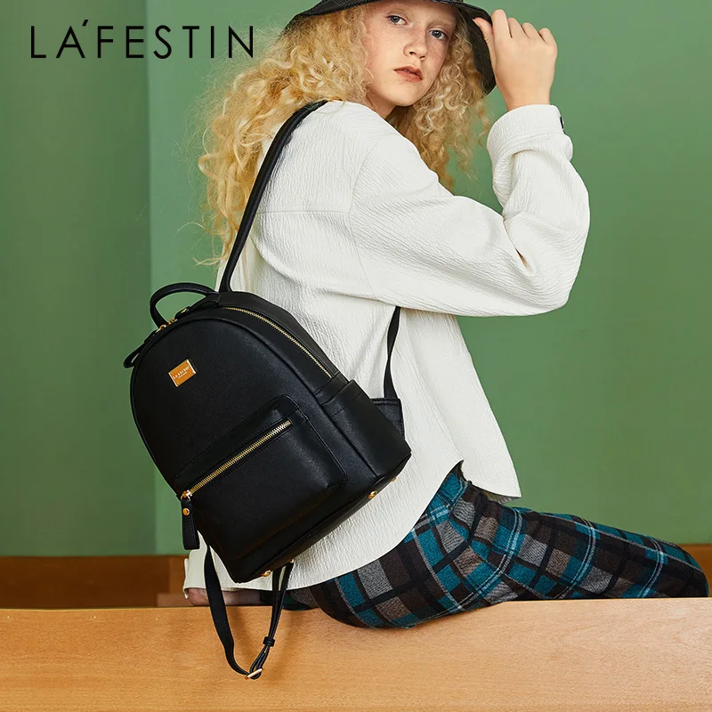 ^*Best Offers Женский рюкзак LAFESTIN, из натуральной кожи, для девочек-подростков ^*Best Offers Женский рюкзак LAFESTIN, из натуральной кожи, для девочек-подростков