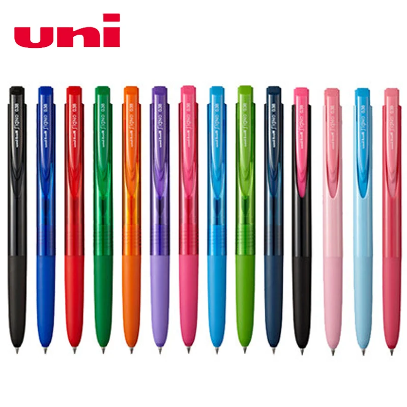 12 штук Mitsubishi Uni ballSigno RT1 UMN-155 0,5 мм 10 цветов гелевая ручка/0,38 мм Черная гелевая ручка для письма