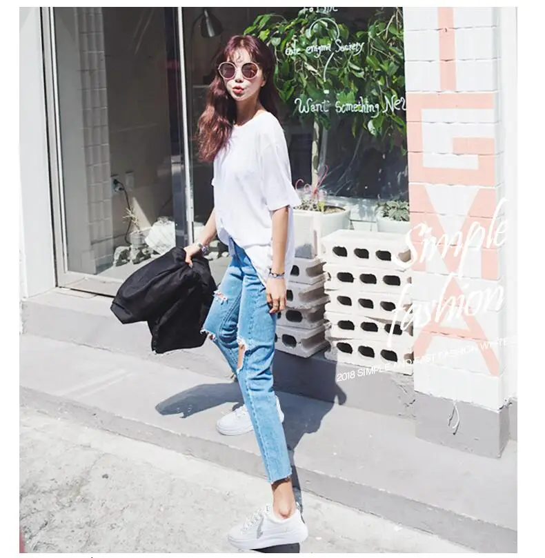 Small White Shoes Women Autumn Casual Loafers Woman Platform Breathable Soft Bottom Sneakers Ladies Fashion Comcise Increasing