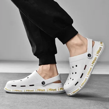 

2020 New Fashion Summer Beach Sandals Croc Shoes Man Sandals Clogs Crocks Man Shoes Slides Slippers Comfort Casual Jelly Shoes