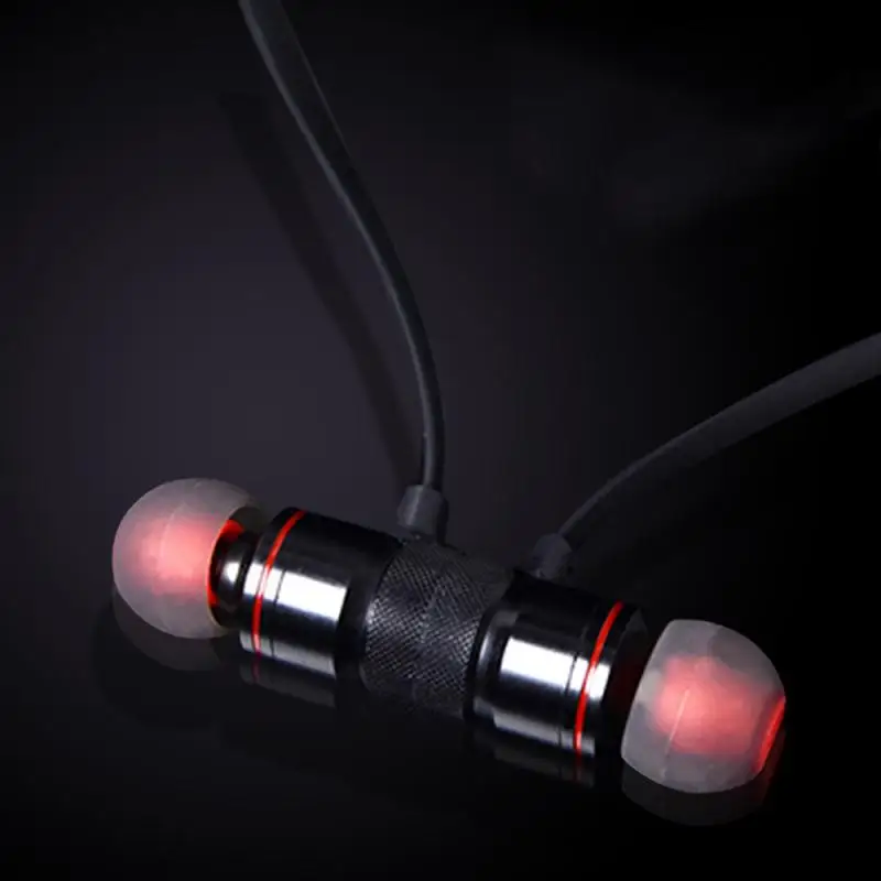 Магнитные беспроводные Bluetooth наушники-вкладыши с микрофоном спортивные водонепроницаемые музыкальные затычки подарочные наушники для iPhone 6S Plus samsung 8