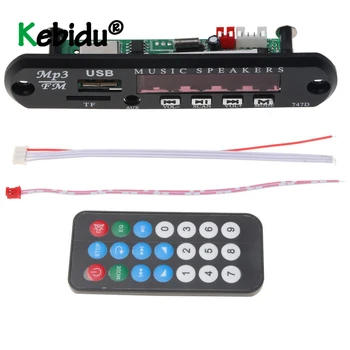 

MP3 Module 5V 12V MP3 Decoder Board Remote Module AUX 3.5 Mm TF FM Radio Audio MP3 Player USB For Car Remote Music Speaker