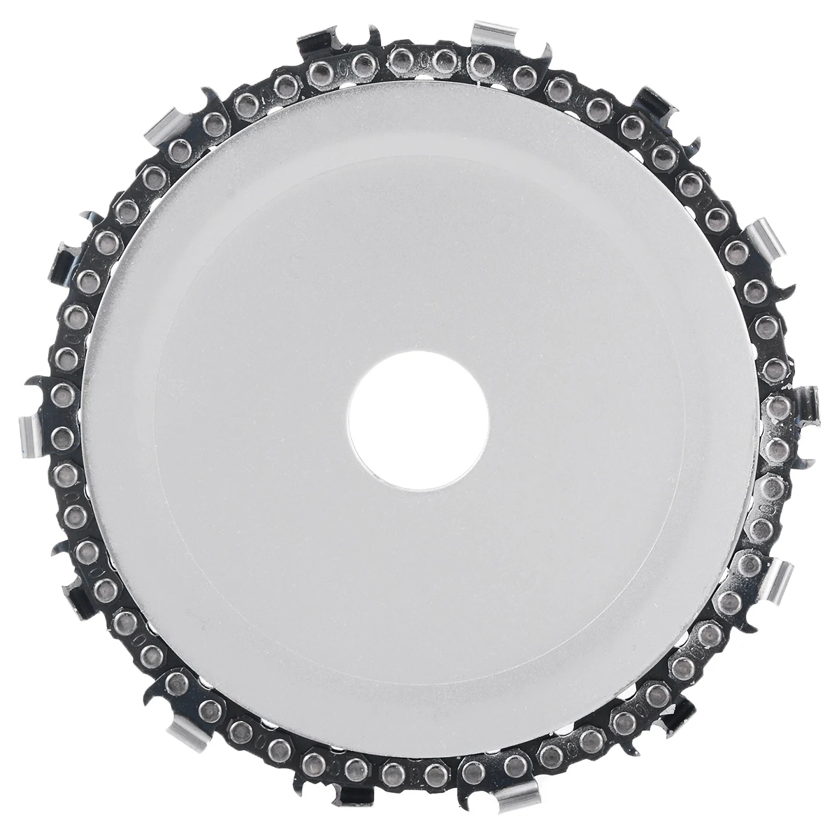 5 Inch Diameter 22mm Arbor Wood Carving Disc 14 Tooth Cut Chainsaw Disc for Angle Grinders Cut Carve Shape