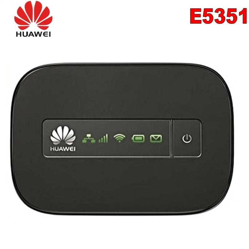 Portátil com Slot para Cartão ap com Porta de Antena Desbloquear Huawei Original Melhor 3g Roteador Wifi Sim 21 m Bolso E5351 1 Computador e Escritório